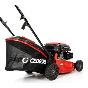 Hahn & Sohn Cedrus KS42 – Benzin-Rasenmäher ohne Antrieb, Y145V-Motor