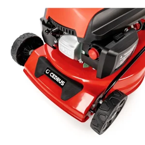 Hahn & Sohn Cedrus KS42 – Benzin-Rasenmäher ohne Antrieb, Y145V-Motor