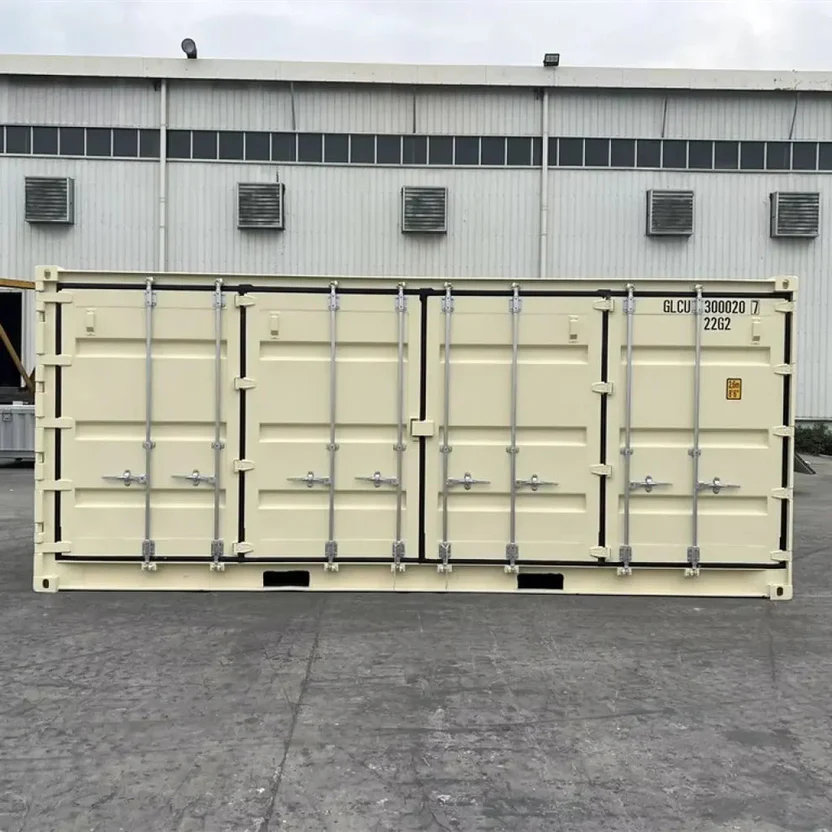 Neuer 20-Fuß-Seecontainer mit Seitenöffnung, beige – Bild 8