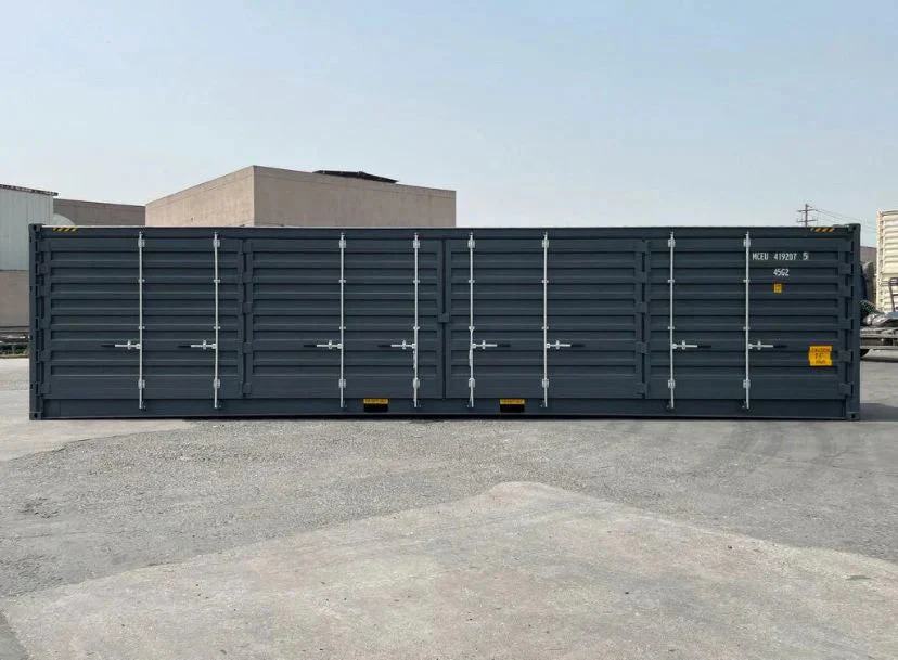 NEUER 40-Fuß-Seecontainer, grau, mit Seitenöffnung – Bild 5