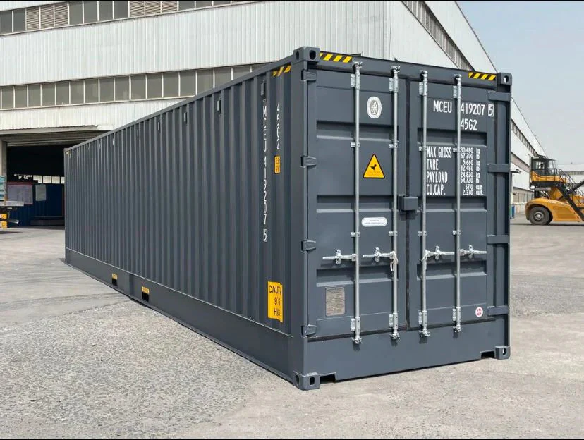 NEUER 40-Fuß-Seecontainer, grau, mit Seitenöffnung – Bild 7