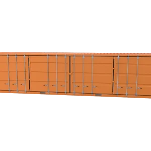 45-Fuß  Seecontainer mit Seitentür