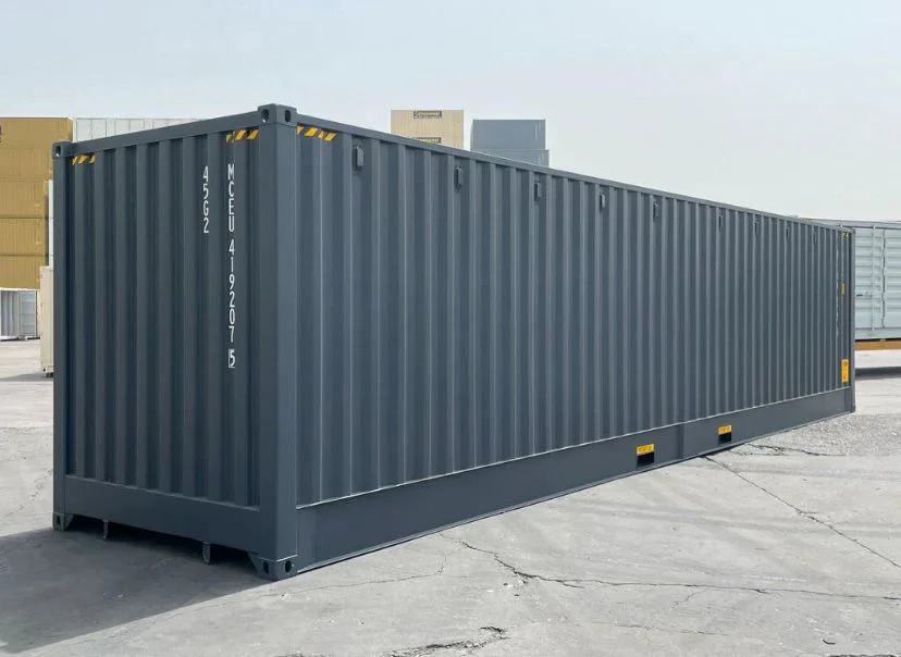 NEUER 40-Fuß-Seecontainer, grau, mit Seitenöffnung – Bild 6