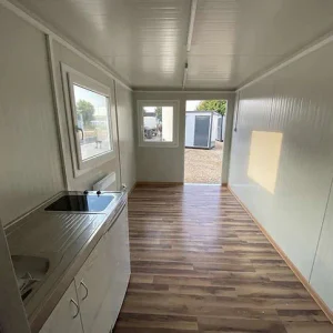 Wohncontainer, komplett ausgestattet, mit Küche, Bad, Dusche und WC