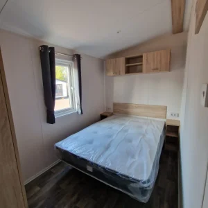Mobilheim TULA T3 – 40 m² – 2 Schlafzimmer / 4 Betten – Unmöbliert – Satteldach