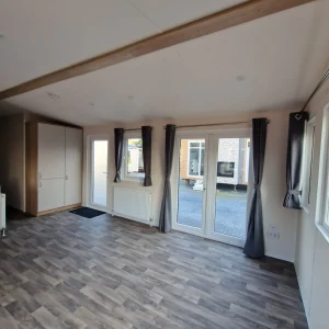 Mobilheim TULA T3 – 40 m² – 2 Schlafzimmer / 4 Betten – Unmöbliert – Satteldach