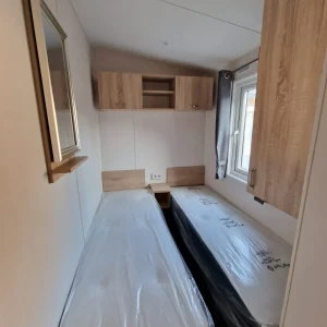 Mobilheim TULA T3 – 40 m² – 2 Schlafzimmer / 4 Betten – Unmöbliert – Satteldach