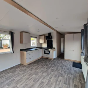 Mobilheim TULA T3 – 40 m² – 2 Schlafzimmer / 4 Betten – Unmöbliert – Satteldach