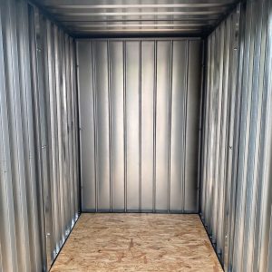 Materialcontainer MC1 verzinkt H 2090 x B 1500 x T 2280 mm Tür stirnseitig einflügelig