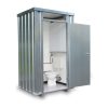 Toilettenbox TB, verzinkt, montiert, mit Frischwassertank 160 L