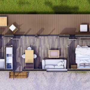 Tiny House / Modulhaus 40 m² – Energieeffiziente SIP-Bauweise – Skandinavisches Design