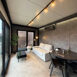 Tiny House Container 30m² – Bezugsfertig – Zeitgenössischer Stil