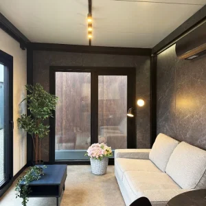 Tiny House Container 30m² – Bezugsfertig – Zeitgenössischer Stil