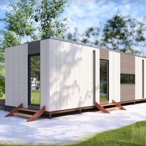 Tiny House / Modulhaus 40 m² – Energieeffiziente SIP-Bauweise – Skandinavisches Design